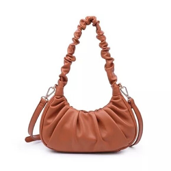 URBAN EXPRESSIONS Oliveta Scrunch Handle Crossbody Bag, purse, - Picture 1 of 8
